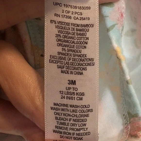 Little Me Bamboo and Organic Cotton Floral Baby Dress - Picture 6 of 6